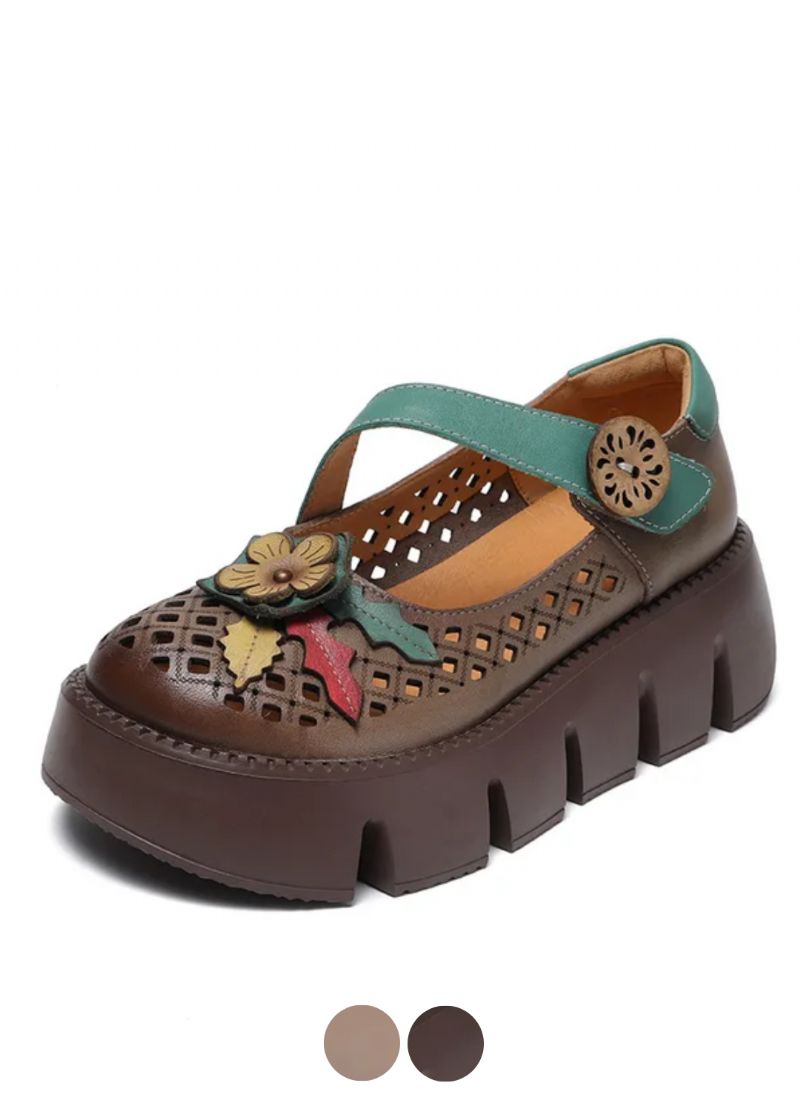 Noris Dames Zomer Hollow Out Platform Schoenen