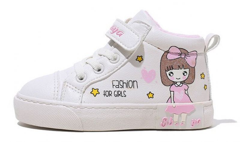 Normani Meisjes Warme Sneaker - Wit