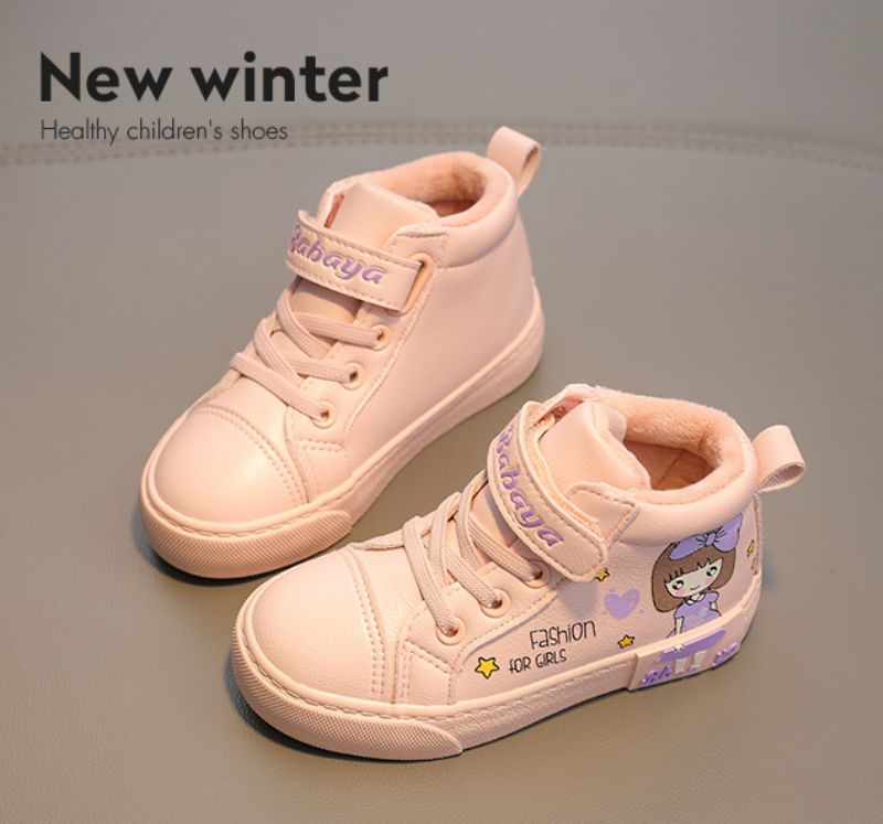 Normani Meisjes Warme Sneaker - Wit