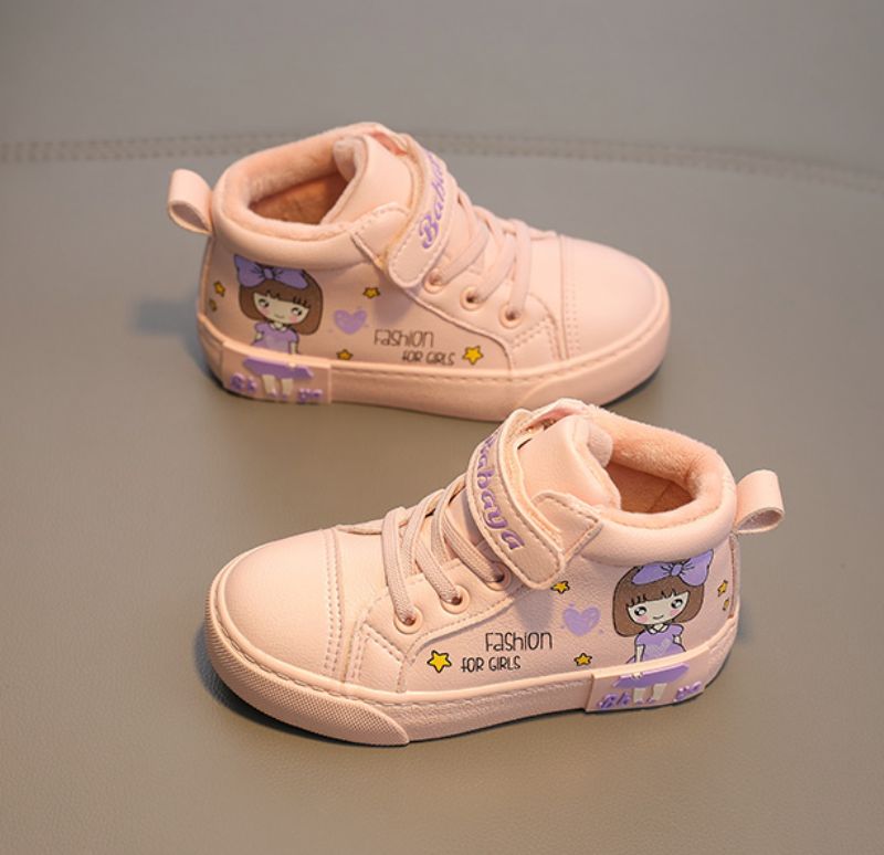 Normani Meisjes Warme Sneaker - Wit