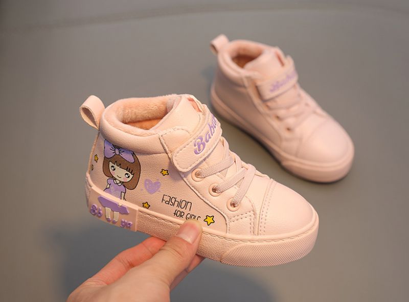 Normani Meisjes Warme Sneaker - Wit