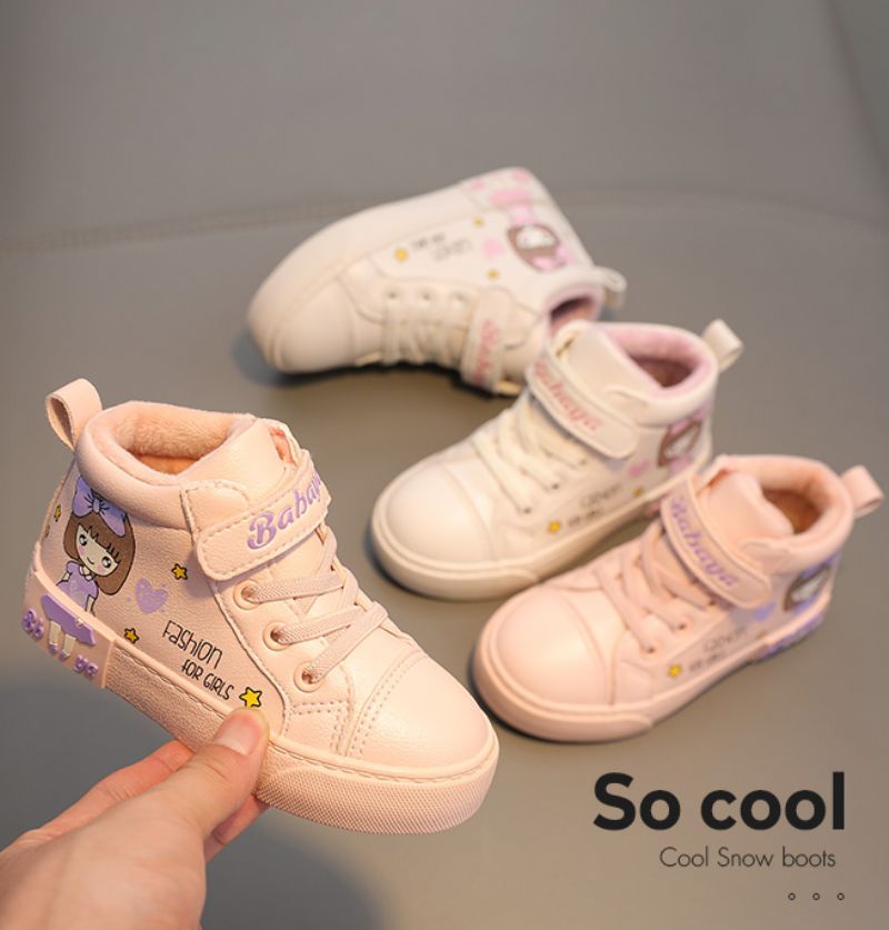Normani Meisjes Warme Sneaker - Wit
