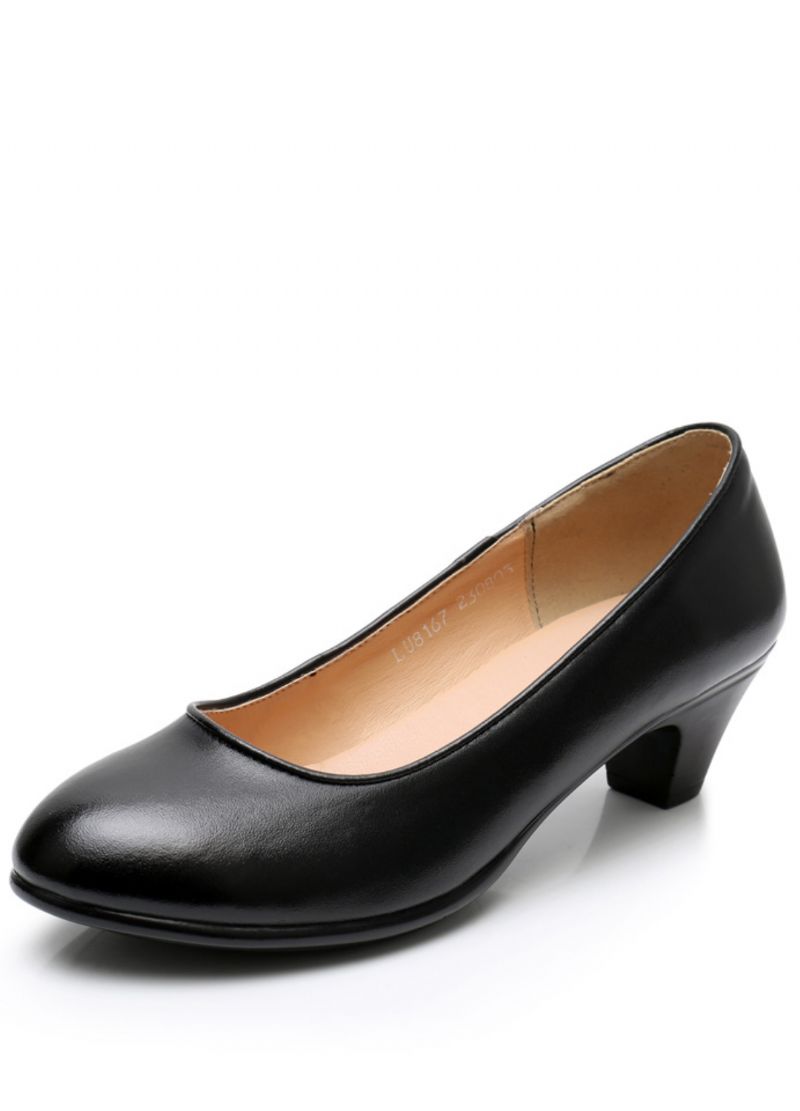 Nubia Dames Ronde Neus Pumps