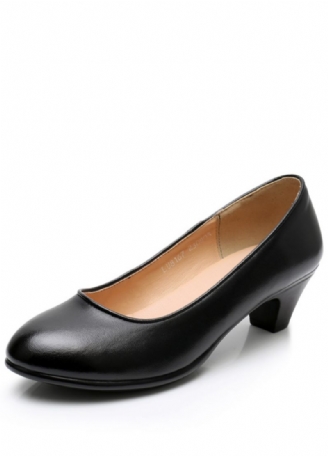 Nubia Dames Ronde Neus Pumps