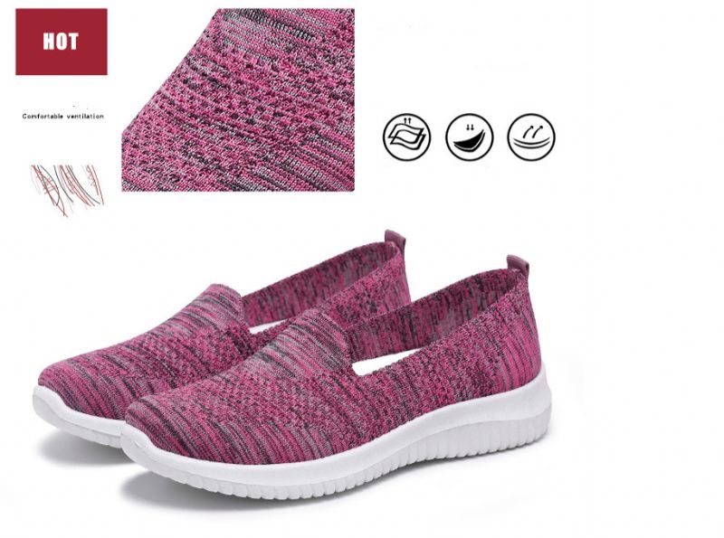 Nubia Dames Slip-on Schoenen - Rood