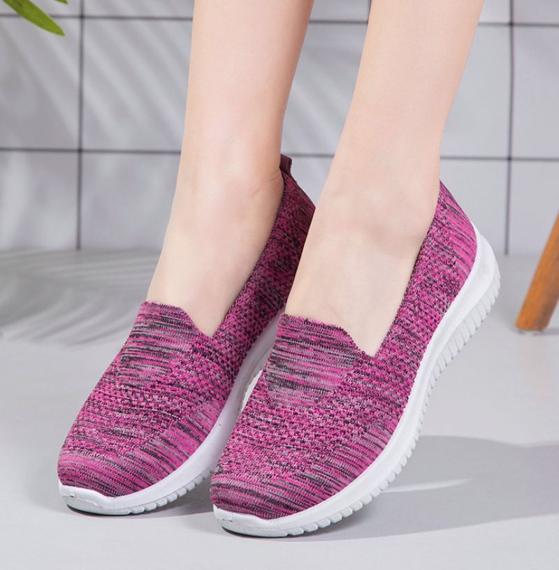 Nubia Dames Slip-on Schoenen - Rood