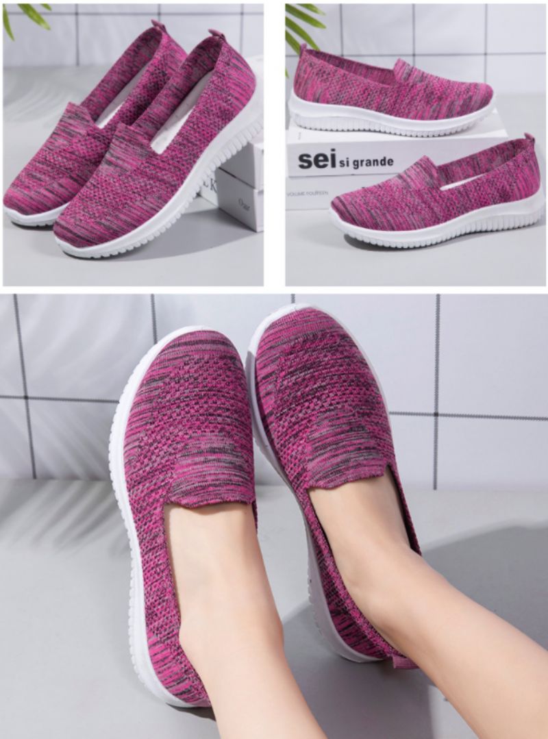Nubia Dames Slip-on Schoenen - Rood