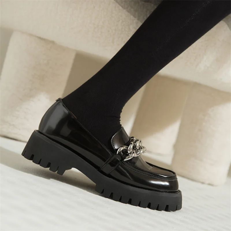 Nuria Dames Platform Schoenen - Zwart