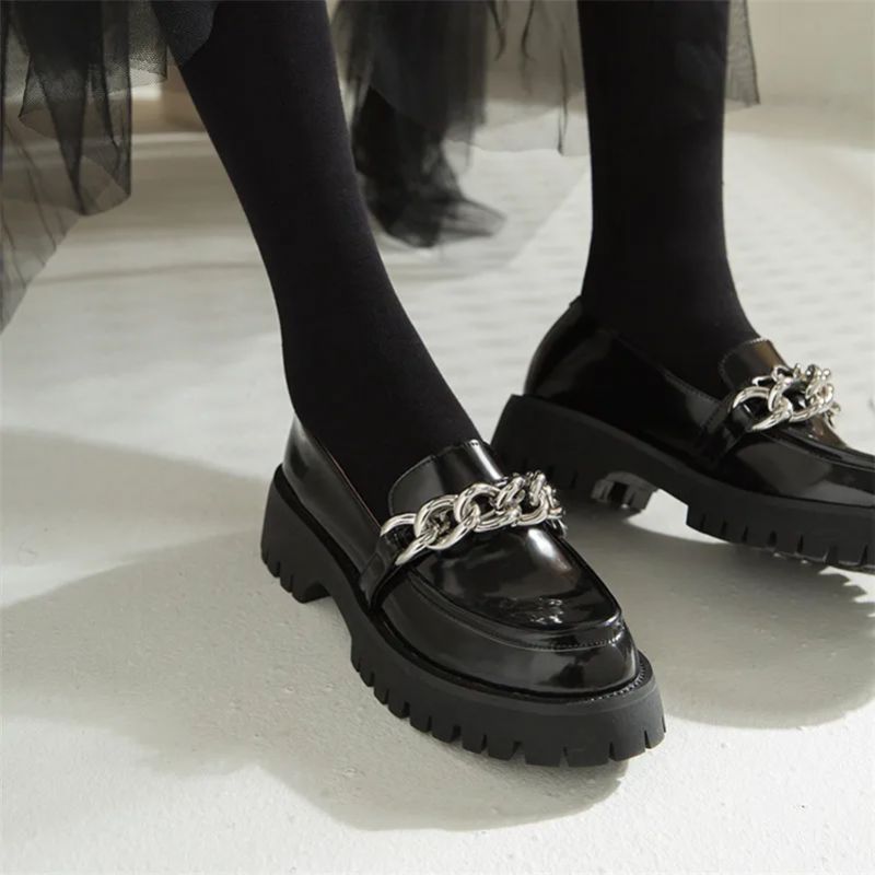 Nuria Dames Platform Schoenen - Zwart