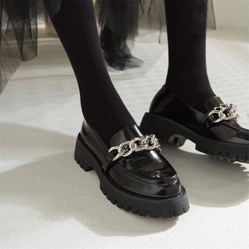 Nuria Dames Platform Schoenen - Zwart