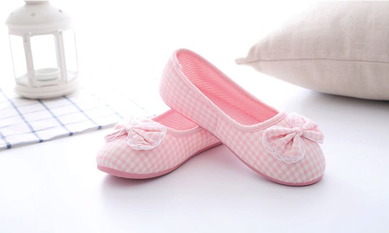 Nuria Dames Platte Schoenen - Roze