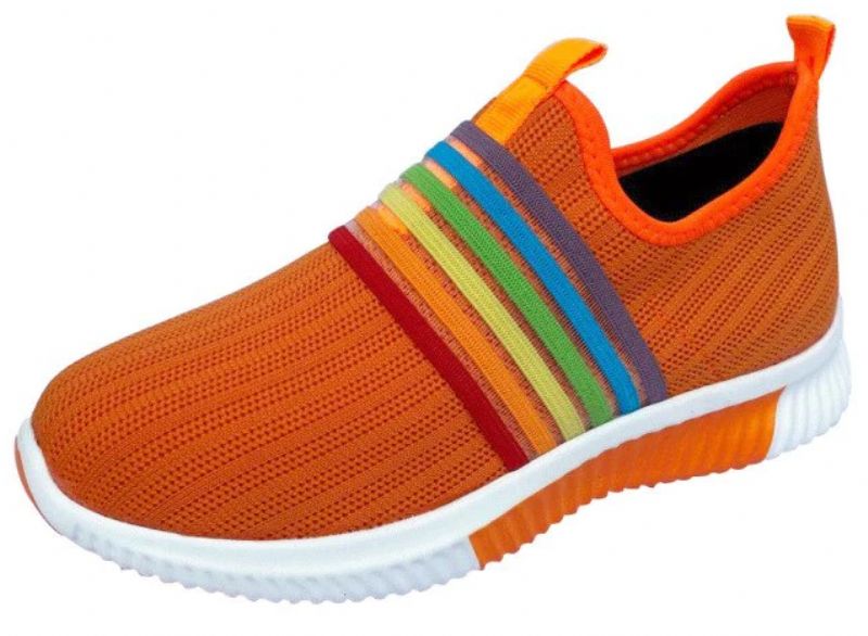 Nurul Dames Slip-on Platte Casual Schoenen - Geel