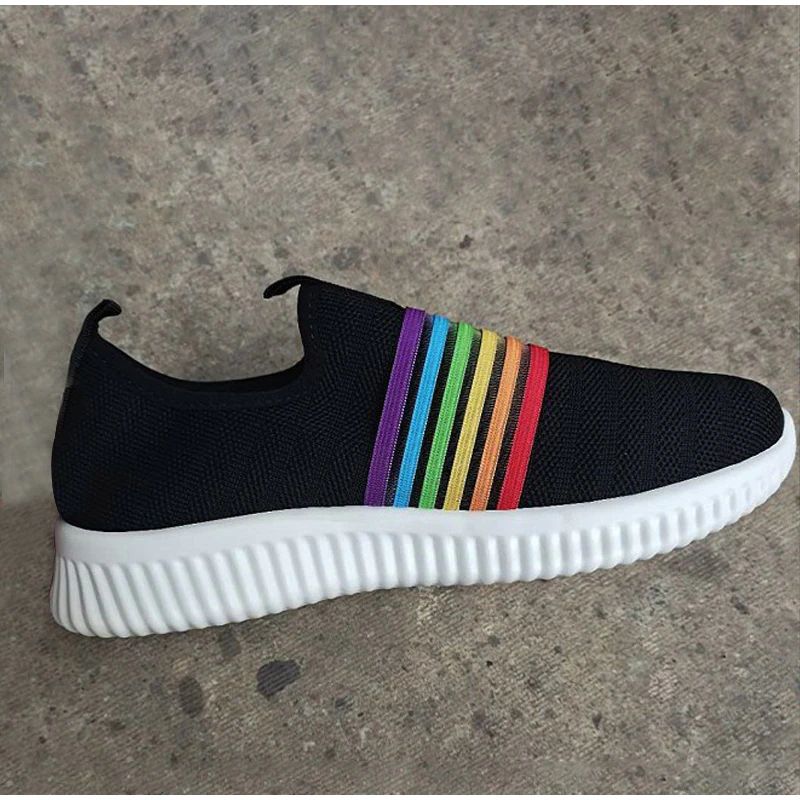 Nurul Dames Slip-on Platte Casual Schoenen - Geel