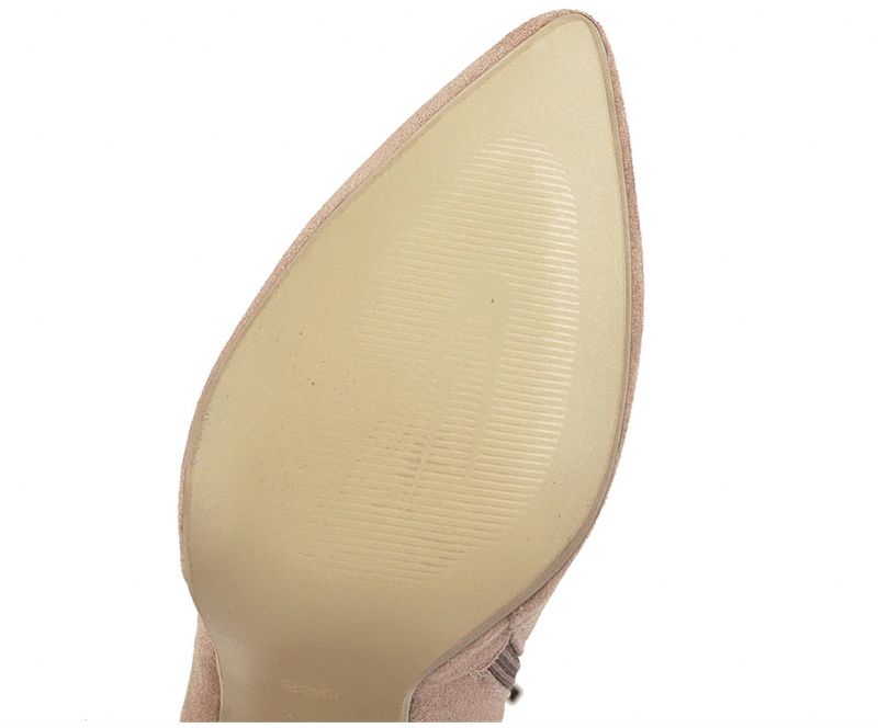 Nurys Boots Knielengte - Abrikoos