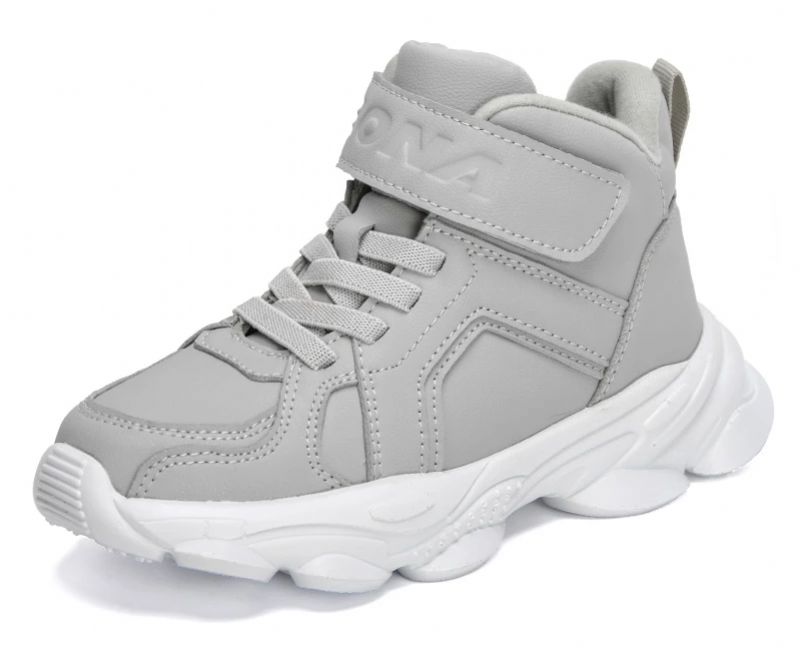 Ocasio Unisex Outdoorsneaker Voor Kinderen - Grijze Bont