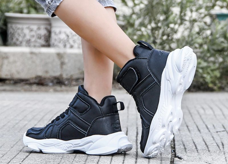 Ocasio Unisex Outdoorsneaker Voor Kinderen - Grijze Bont