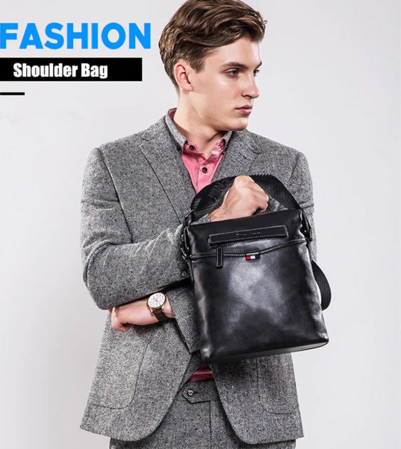 Octavio Heren Crossbody - Zwart