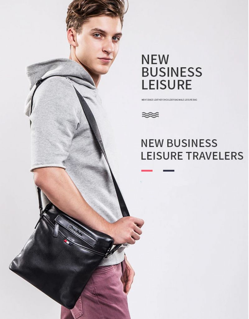 Octavio Heren Crossbody - Zwart