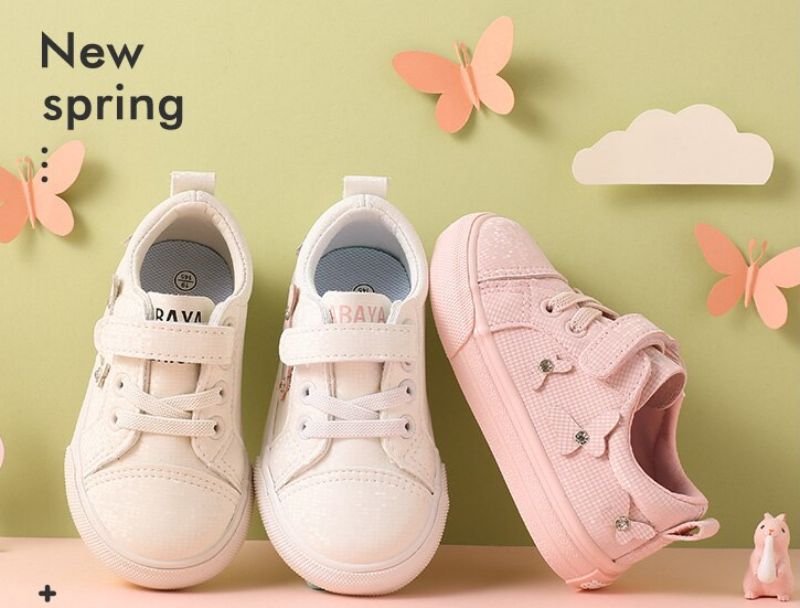 Oda Baby Meisjes Casual Sneaker - Beige