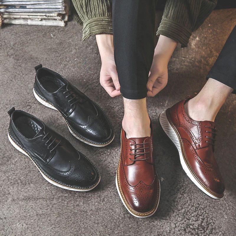 Ody Heren Loafer Geklede Schoenen - Bruin