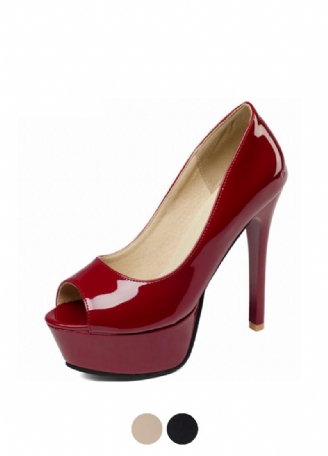 Ohana Dames Elegante Leren Hakken