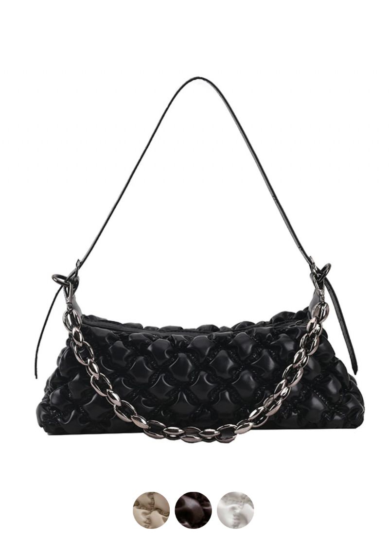 Ohana Dames Retro Geplooide Handtas