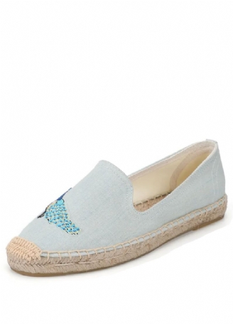 Olga Dames Borduurwerk Espadrilles