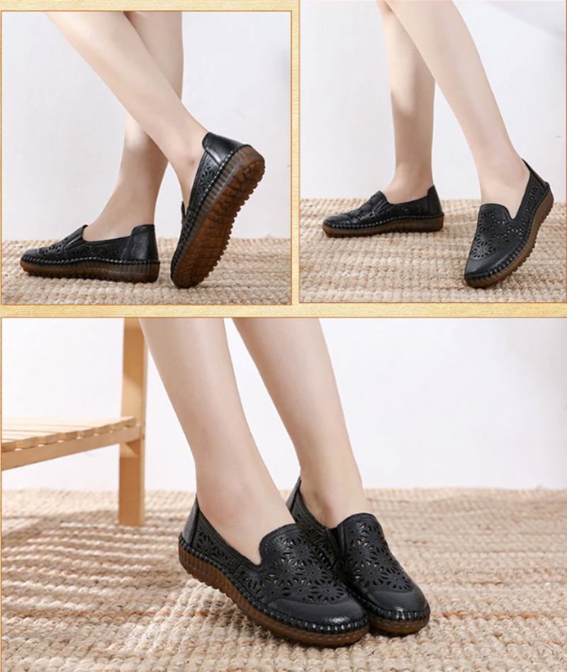 Olga Dames Loafer Schoenen - khaki