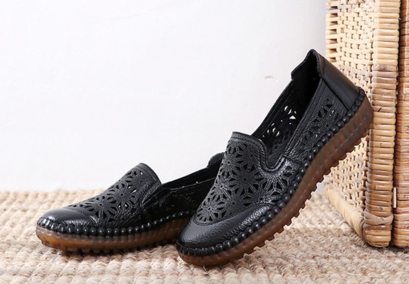 Olga Dames Loafer Schoenen - khaki