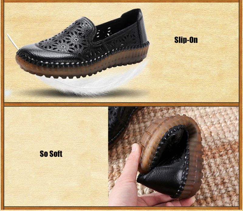 Olga Dames Loafer Schoenen - khaki
