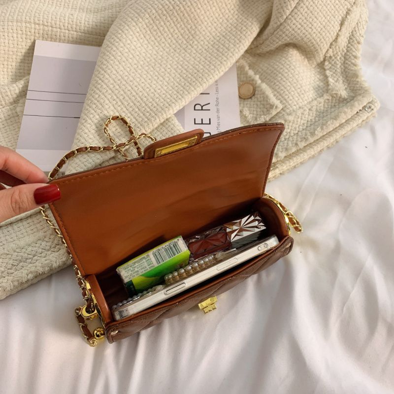 Olga Dames Mini Leren Handtas - Zwart