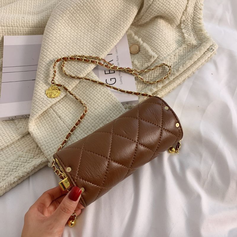Olga Dames Mini Leren Handtas - Zwart