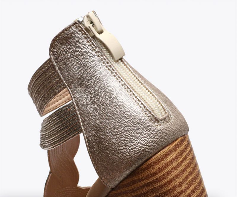 Olga Dames Wedges - Ga ld