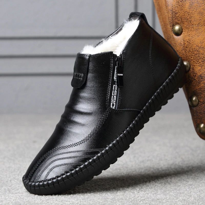 Olimar Heren Loafers Sneeuwschoenen - Bruin