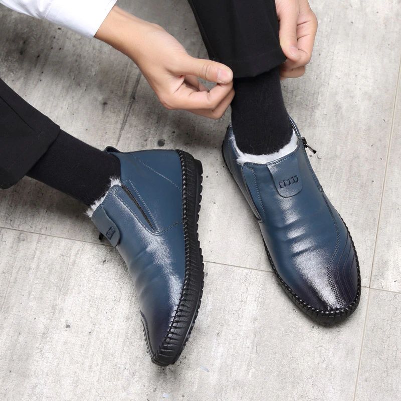 Olimar Heren Loafers Sneeuwschoenen - Bruin