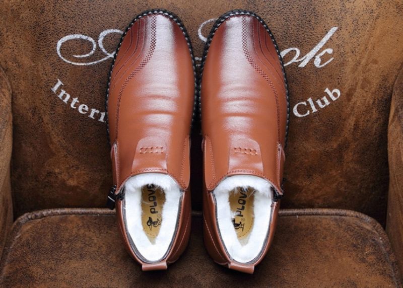 Olimar Heren Loafers Sneeuwschoenen - Bruin
