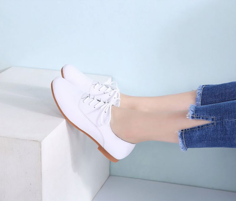 Olimpia Dames Loafer Schoenen - Wit
