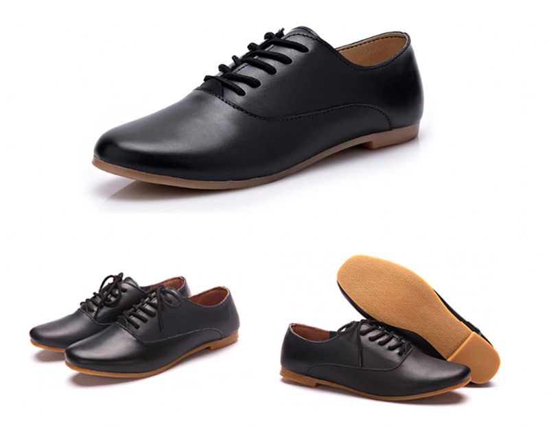 Olimpia Dames Loafer Zwarte Schoenen - Zwart
