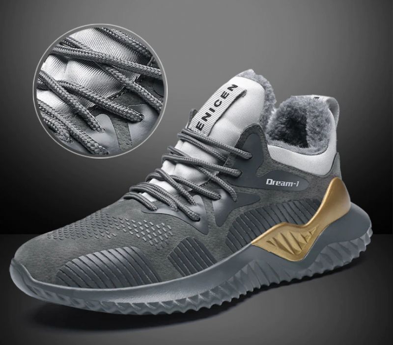 Oliveria Heren Winter Sneakers - Zwart