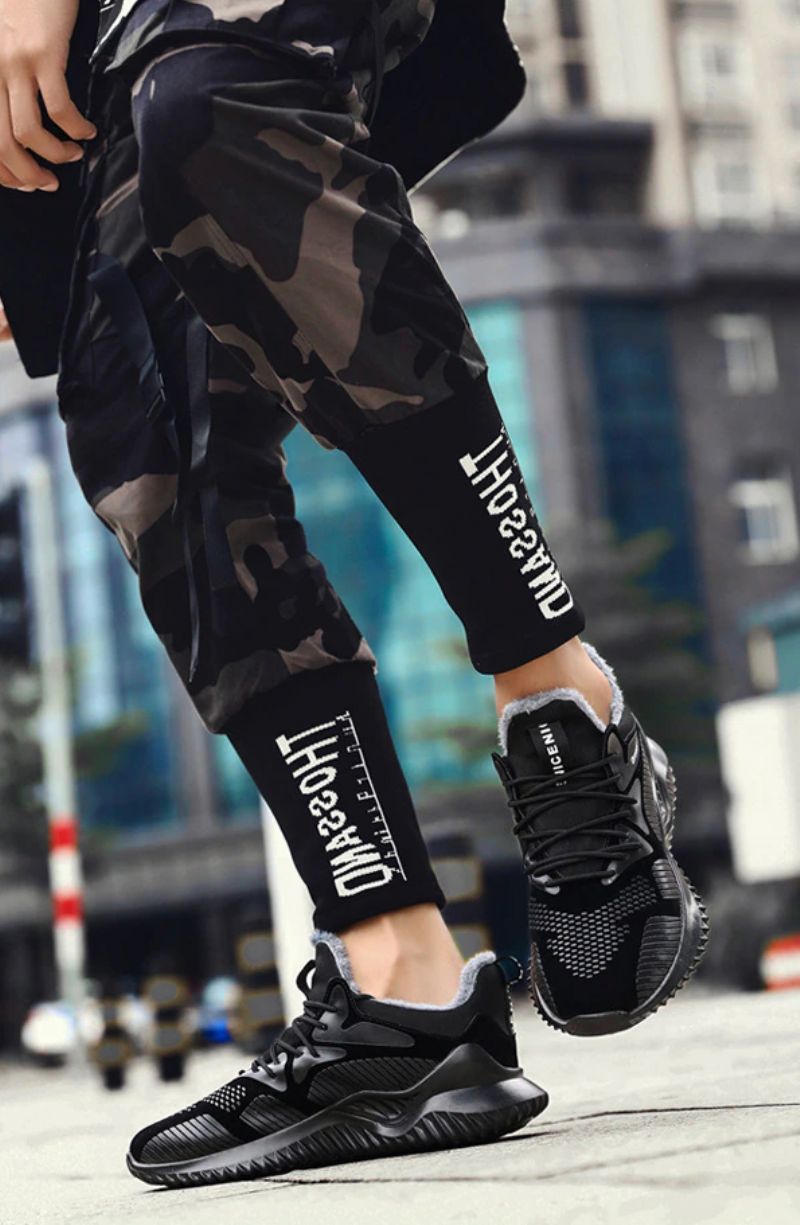 Oliveria Heren Winter Sneakers - Zwart