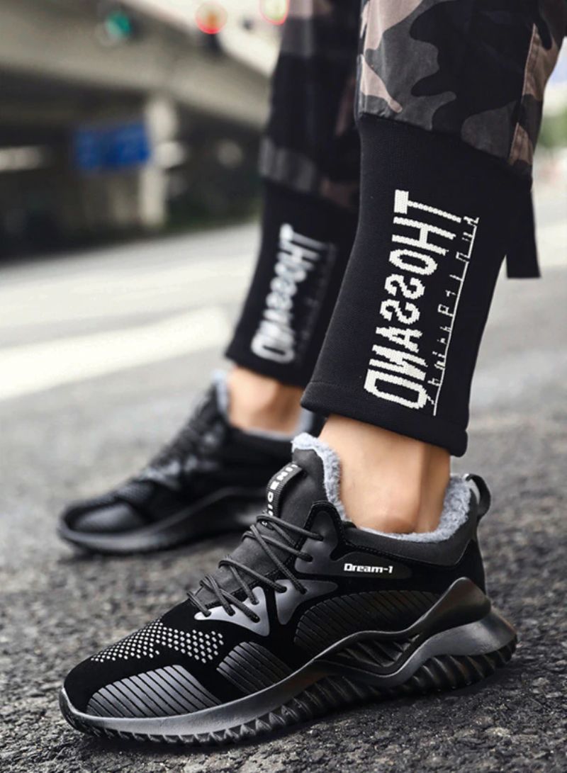 Oliveria Heren Winter Sneakers - Zwart