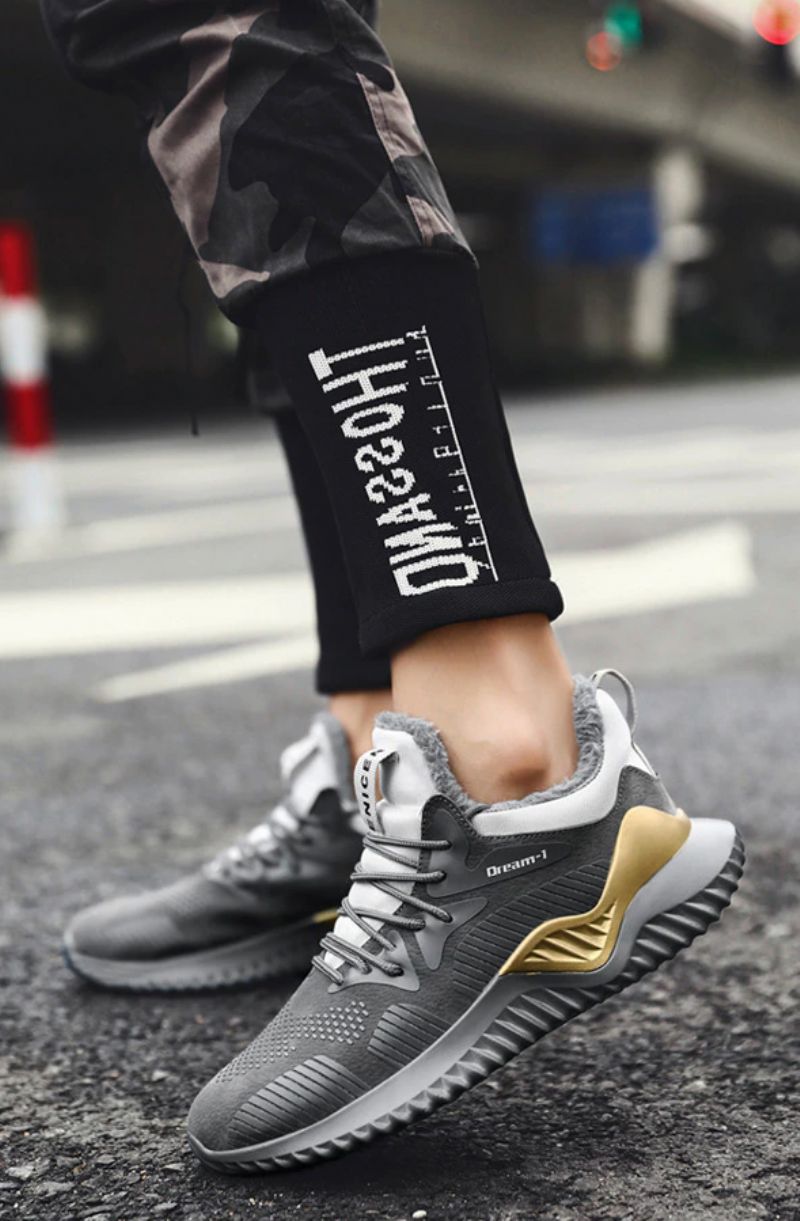 Oliveria Heren Winter Sneakers - Zwart