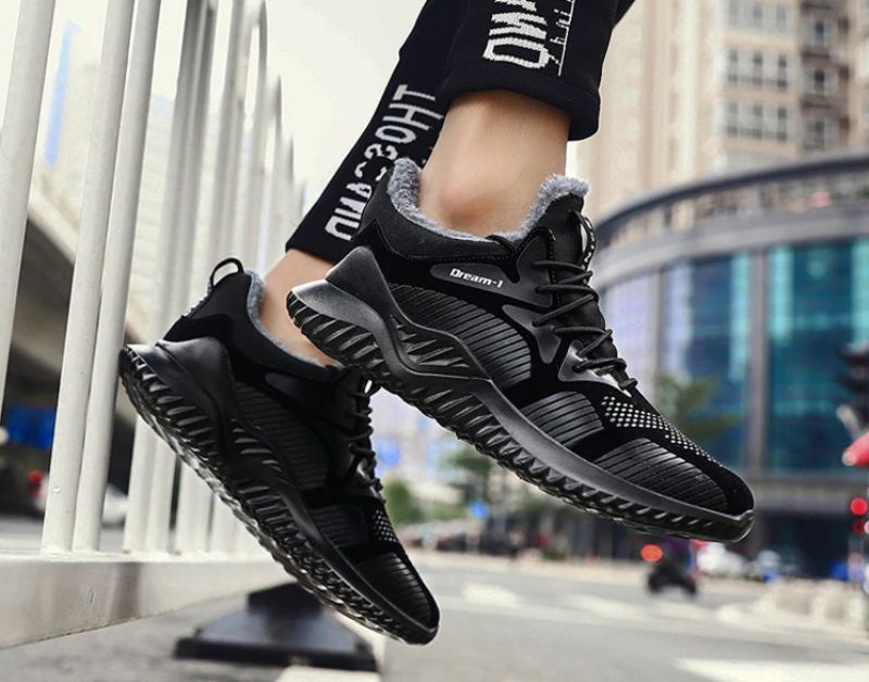 Oliveria Heren Winter Sneakers - Zwart