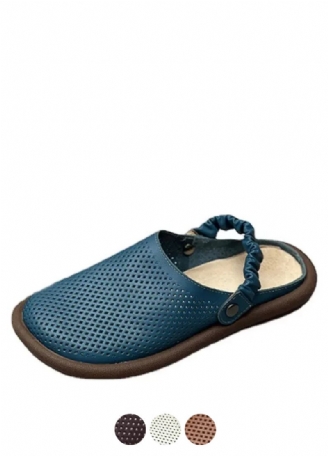 Olivia Dames Leren Zomer Sandalen