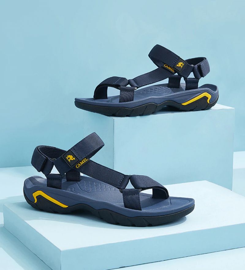 Olivieira Heren Platte Sandalen - Zwart