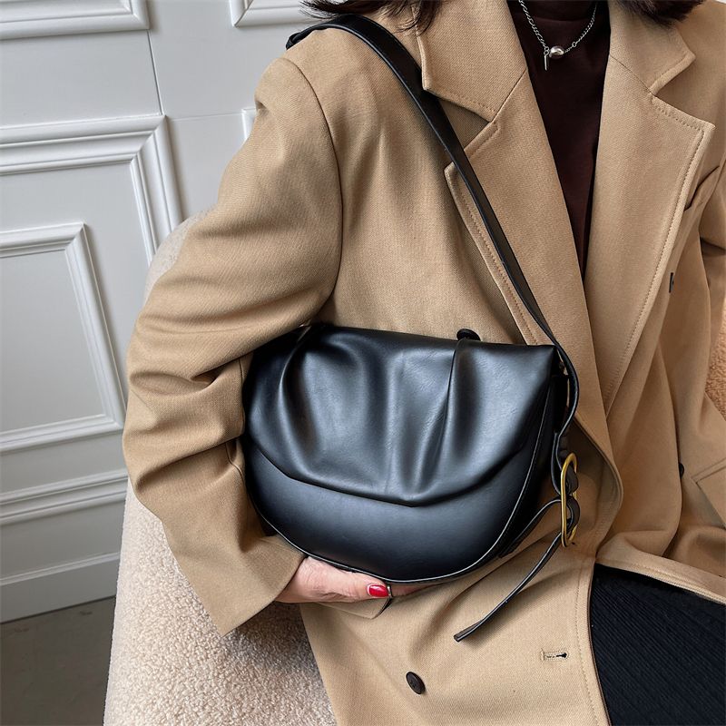 Olson Dames Kleine Kunstleren Handtas - Bruin