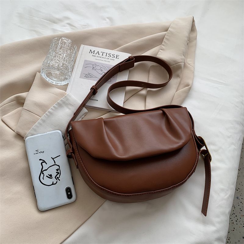 Olson Dames Kleine Kunstleren Handtas - Bruin