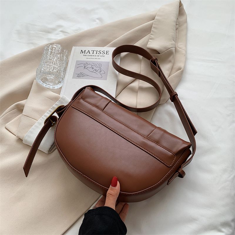 Olson Dames Kleine Kunstleren Handtas - Bruin