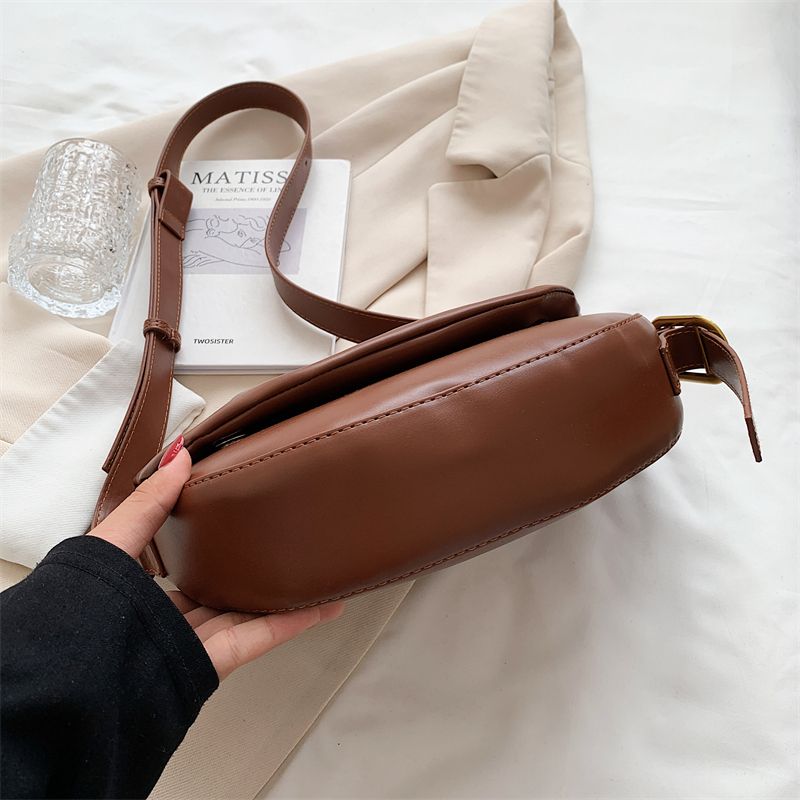 Olson Dames Kleine Kunstleren Handtas - Bruin