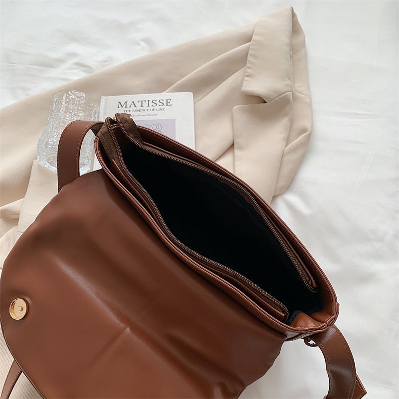 Olson Dames Kleine Kunstleren Handtas - Bruin